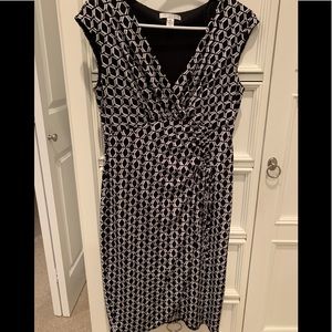 Beautiful black and white dress